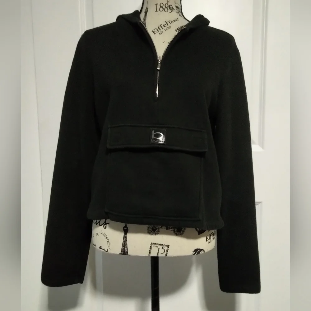 BeBe Hoodie Black Sweatshirt - Size L